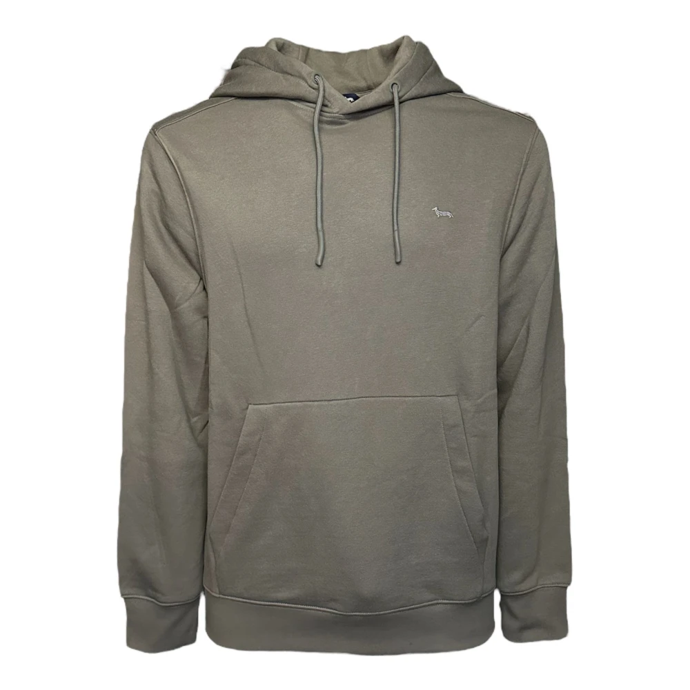Harmont & Blaine Groene hoodie met logo op de voorkant XL Green Heren