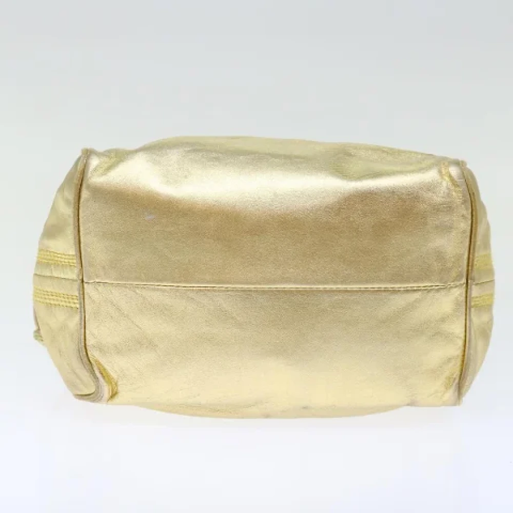 Loewe Pre-owned Leather handbags Yellow Dames