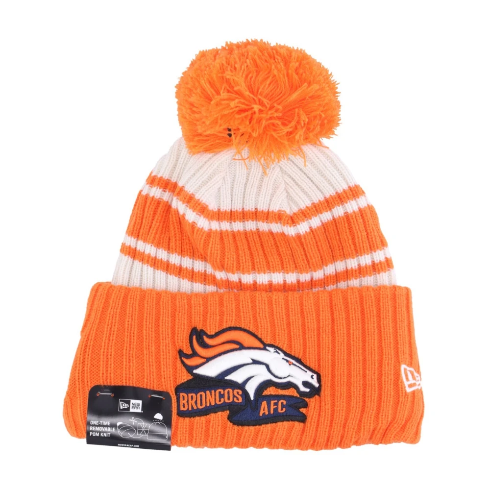 New era NFL Sideline Sport Knit Denbro Beanie Orange Heren