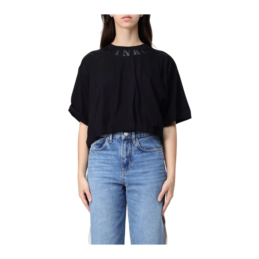 Pinko - Tops > T-Shirts - Black - Pinko - Modalova