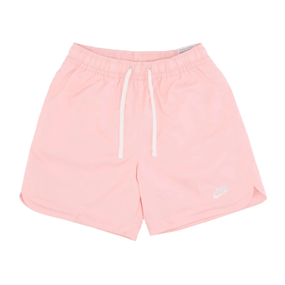 Nike Club Woven Lined Flow Shorts Pink Heren