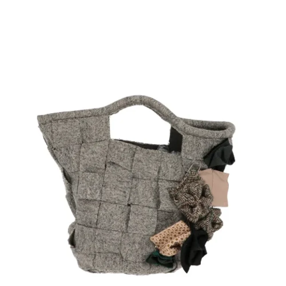 Marni Pre-owned Wool handbags Gray Dames