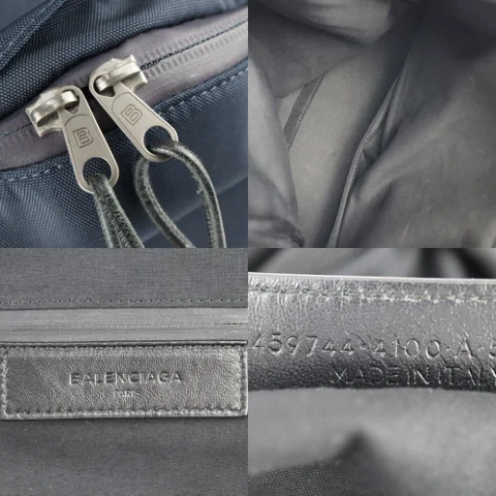 Balenciaga Vintage Pre-owned Nylon shoulder-bags Blue Dames