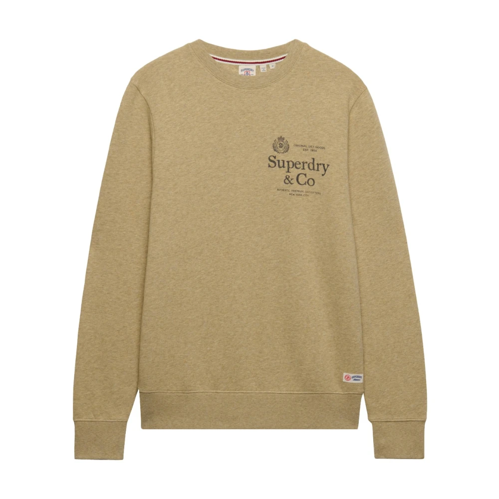 Superdry Herren Beige Pullover 1954 Company Relaxed - Bild 2