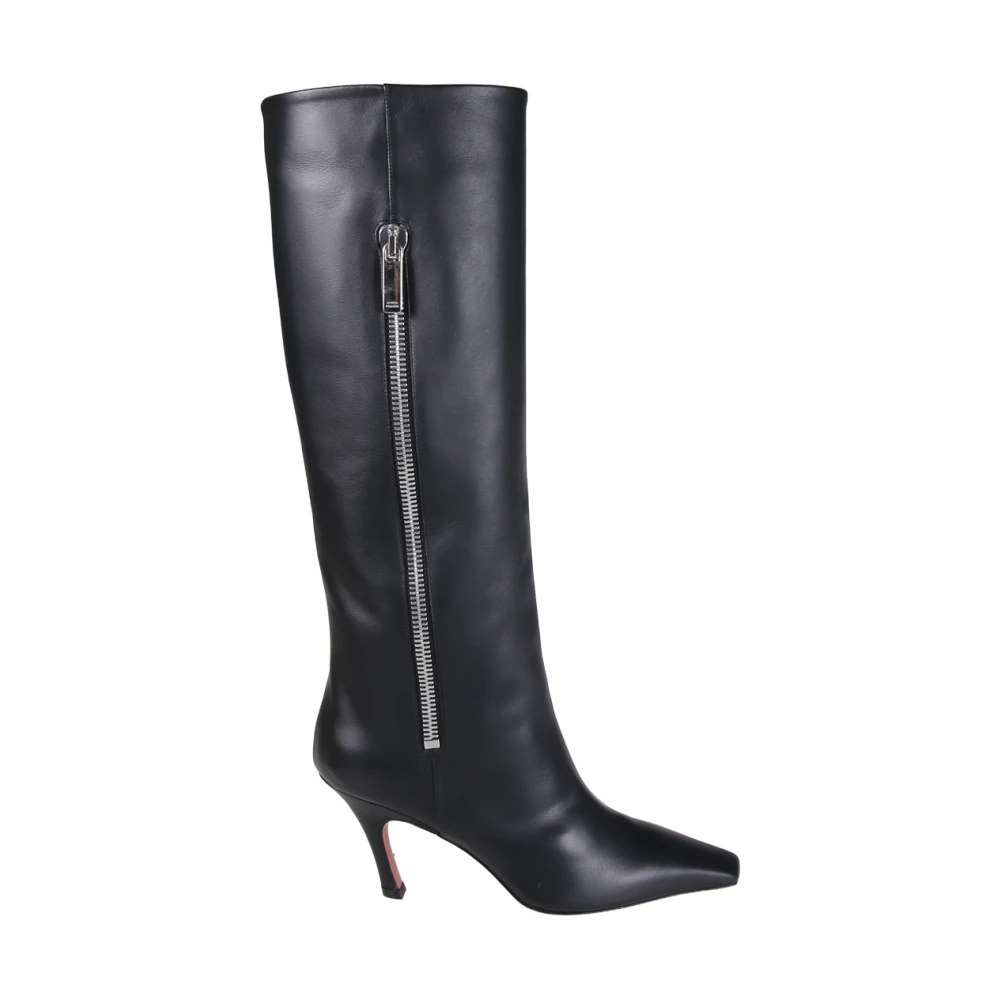 Amina Muaddi Damen Schwarz Schuhe, K, 38 Eugröße: