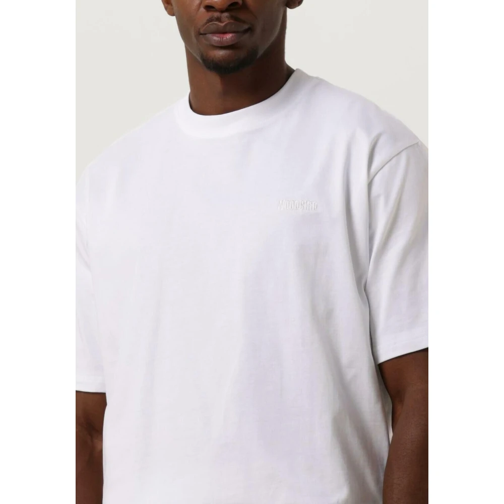 Woodbird Heren Polo & T-shirts Base Tee White Heren