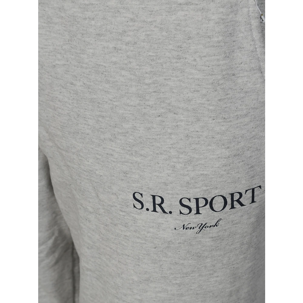 Sporty & Rich Casual Stijl Sweatpants Gray Dames