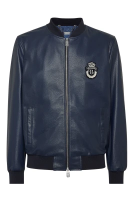 Nappa Leather Bomber LS