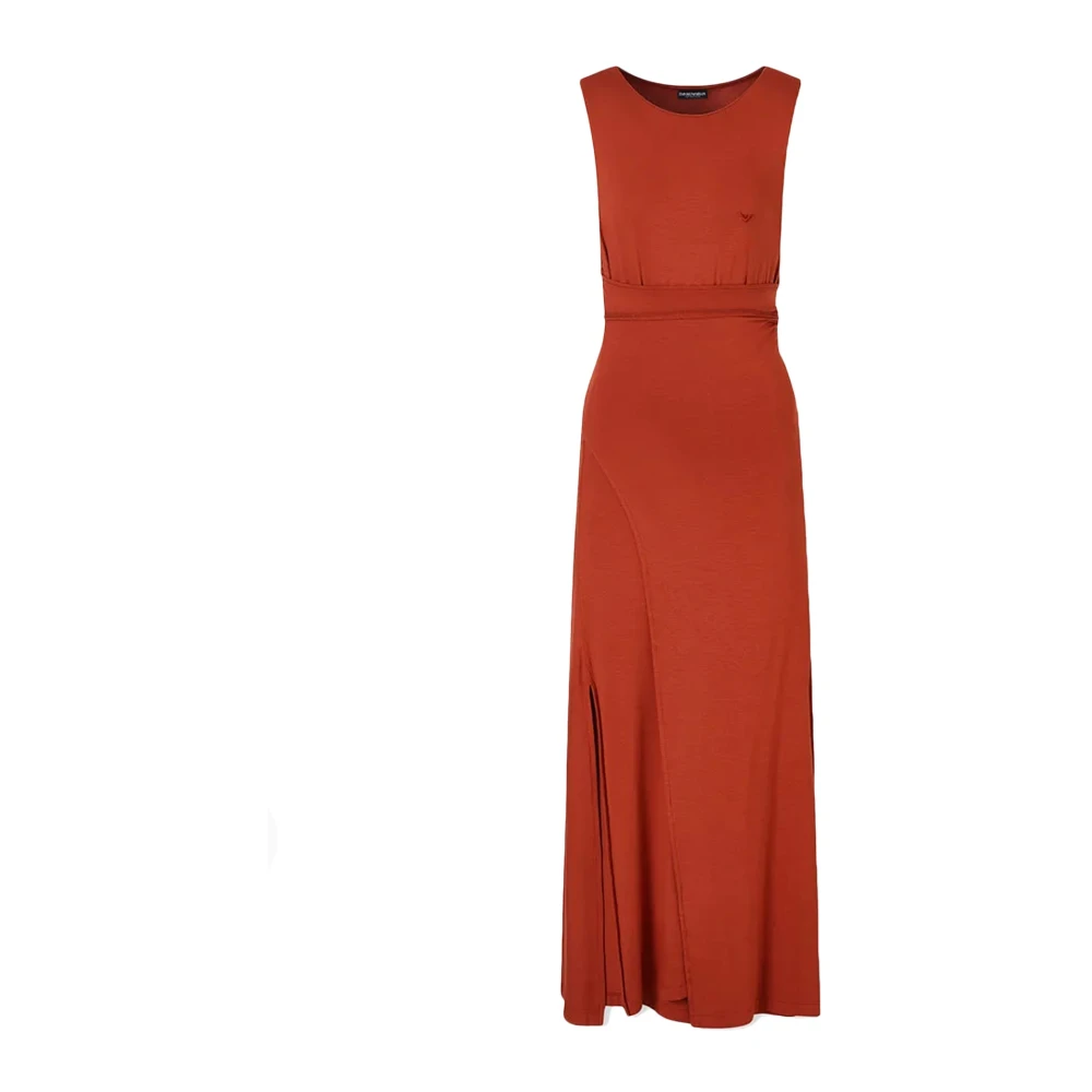 Emporio Armani Donna Arancione - Maxi Vestiti - Dresses - Xs