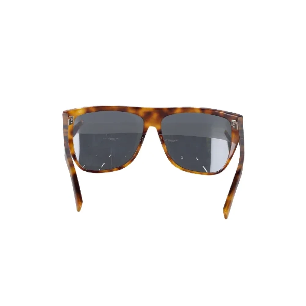 Saint Laurent Vintage Pre-owned Acetate sunglasses Brown Dames
