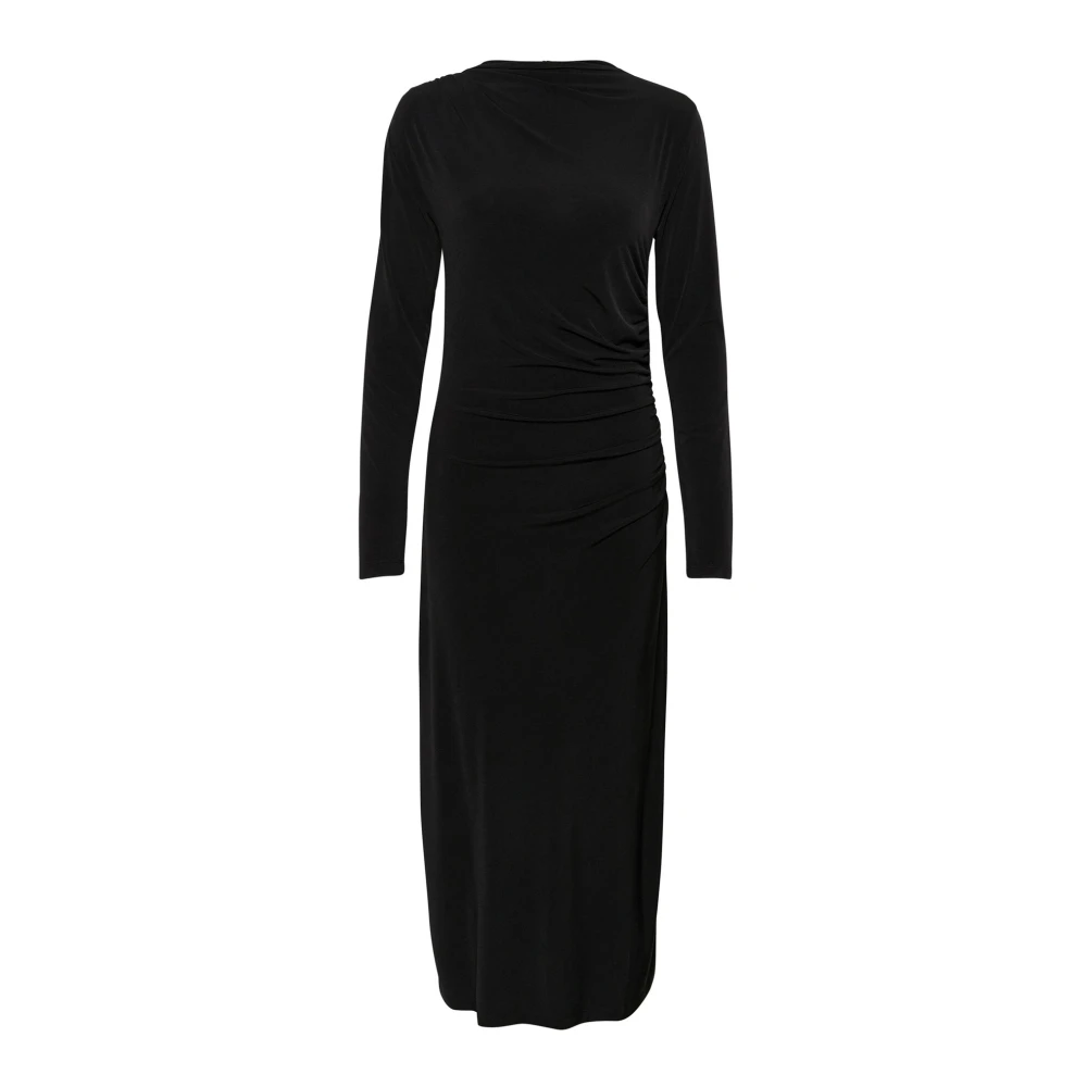 Soaked In Luxury Women's Black Midi Dresses, Xs, Elegant Sladjo Dress