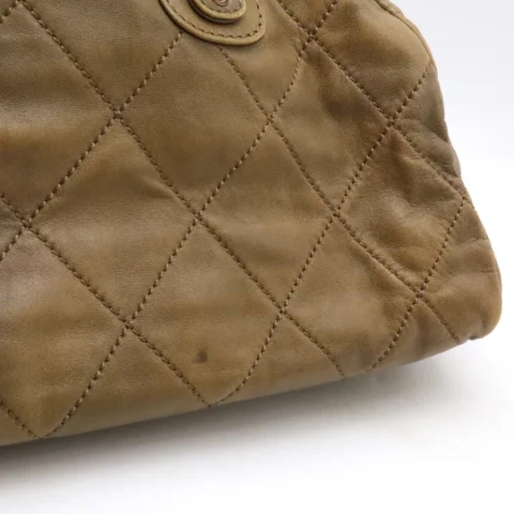 Chanel Vintage Pre-owned Leather totes Brown Dames