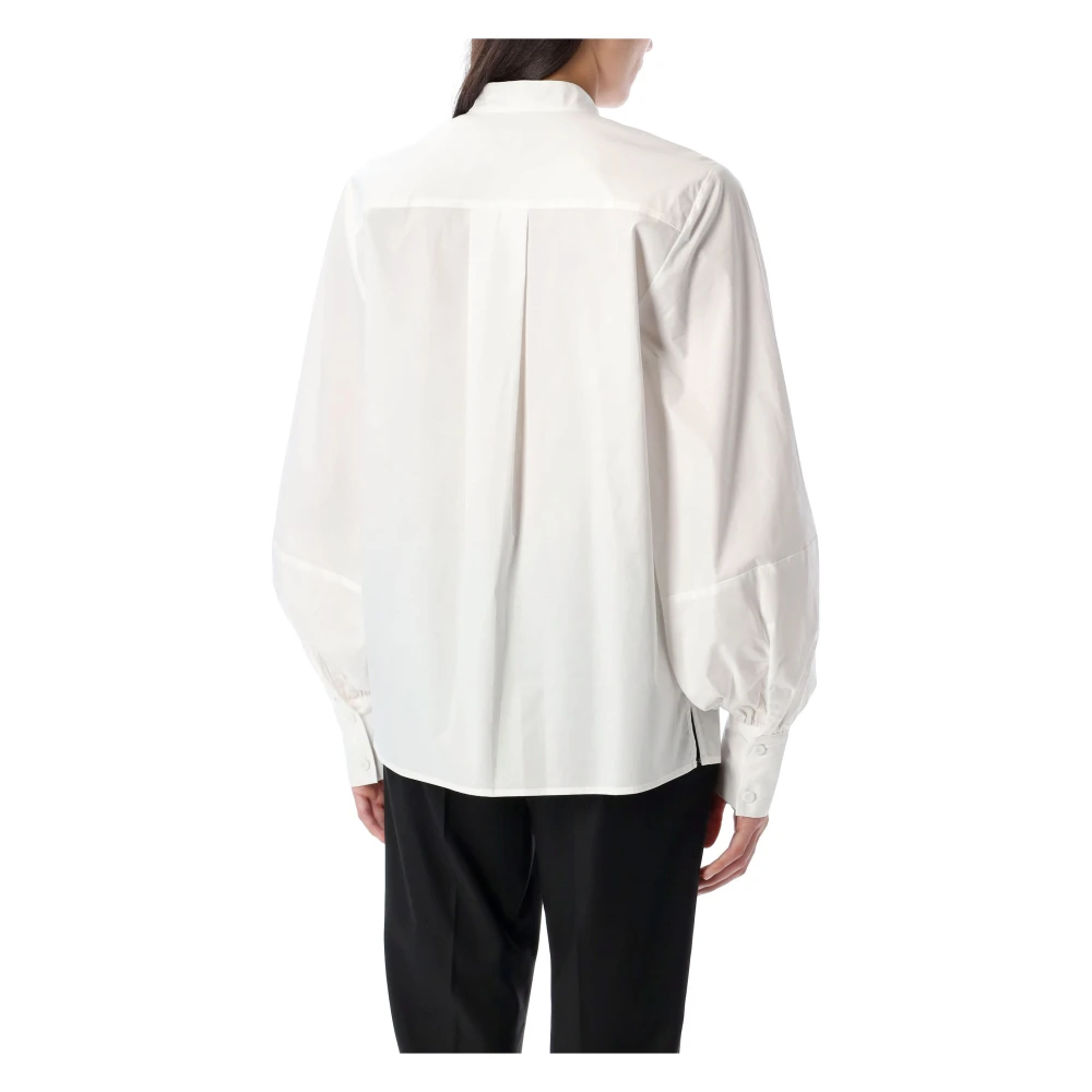 The Garment Witte Smoking Shirt Elegante Katoen White Dames