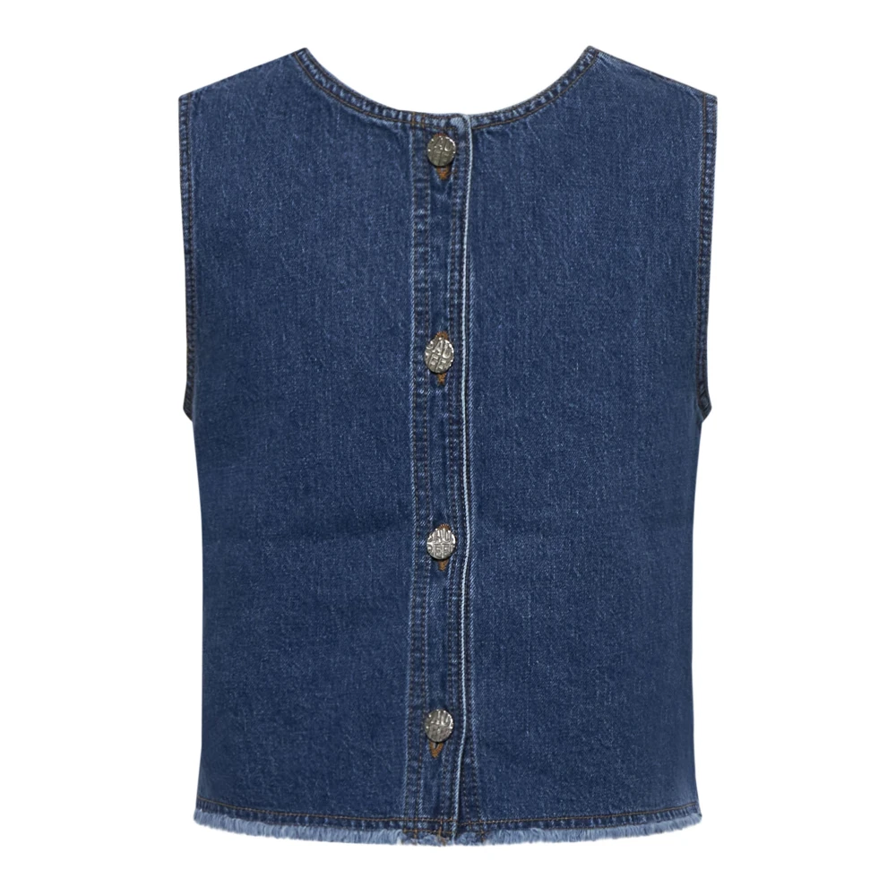 BAUM UND PFERDGARTEN Stijlvolle Top met Paardenprint Blue Dames