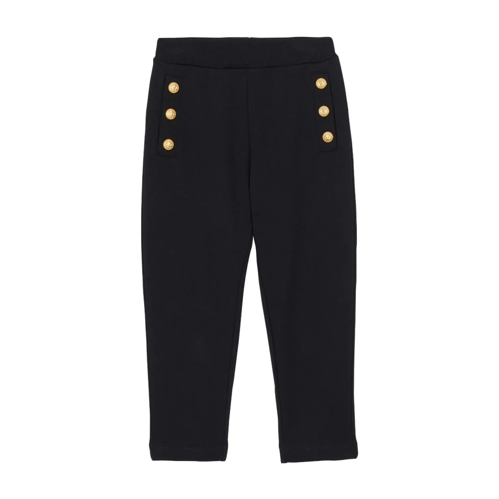 Balmain Girls Black Chic Jogger Trousers