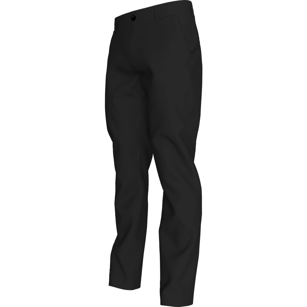 Calvin Klein Zwarte Broek Katoenen Stof Black Heren