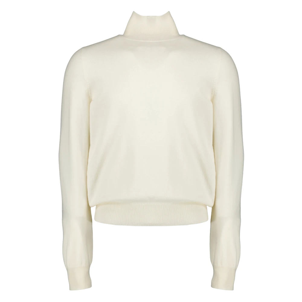 Givenchy Men's White Cashmere Knitwear, M, Turtlenecks