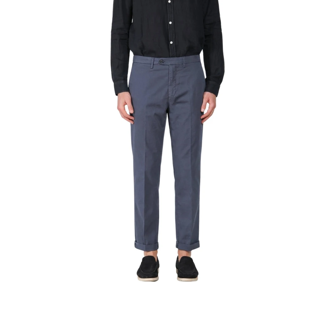 Mason's Homme Bleu - Pantalon Chino Boston - Pantalons - Taille: M