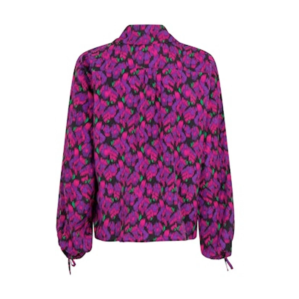 Lofty Manner Rosalie Blouse Lange Mouw Purple Dames