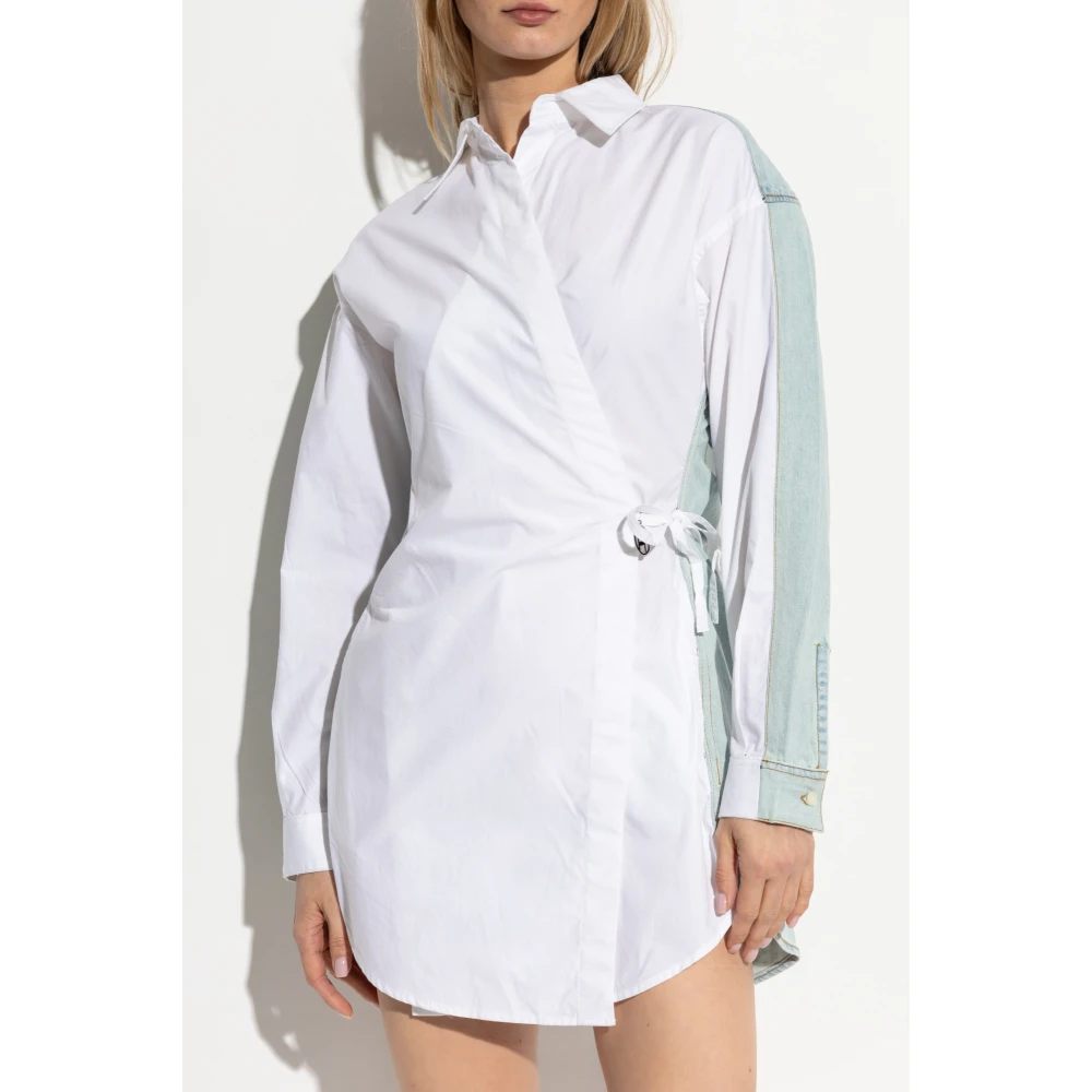 Diesel Jurk D-Elphi-Den White Dames