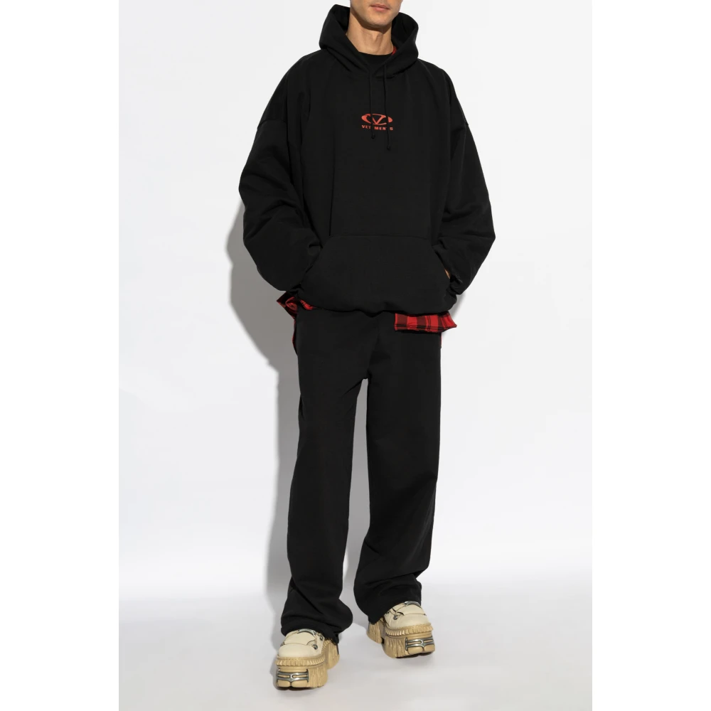 Vetements Logo sweatshirt Black Heren