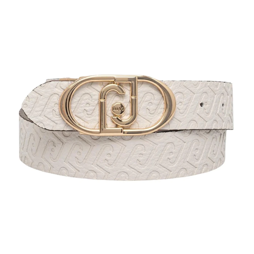 Liu Jo Women's White Reversible Hips Belt 3.5 - Belts - L - Accessories