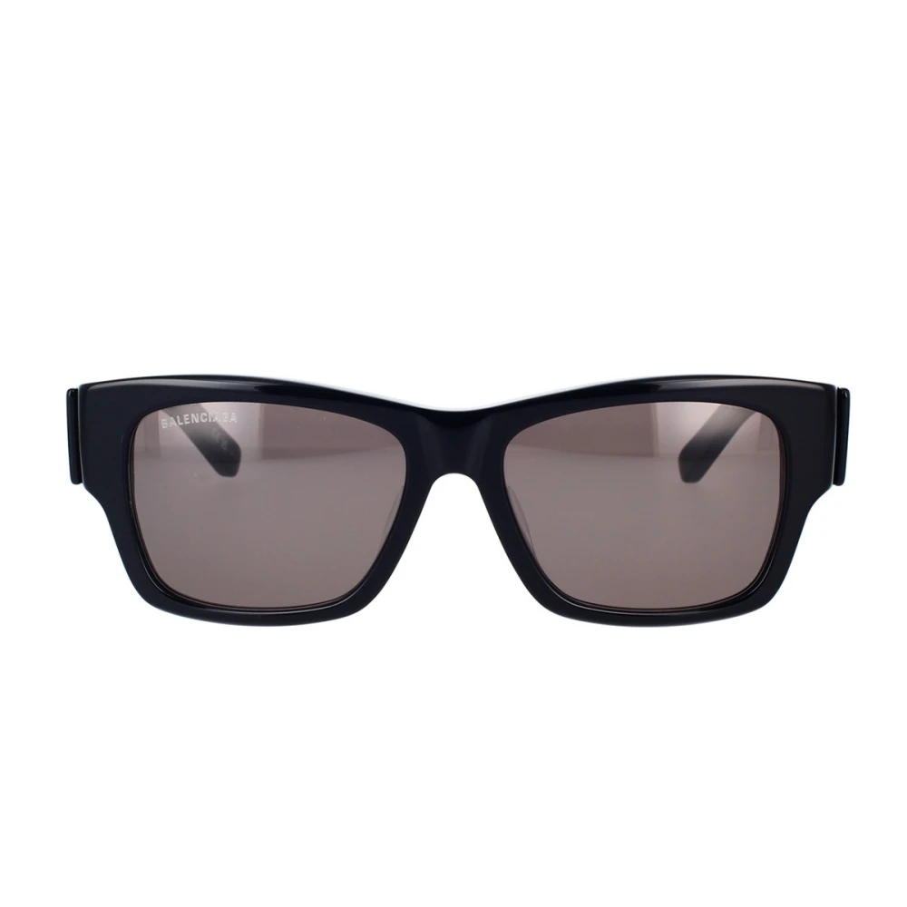Balenciaga Trendy omwikkelende stijl zonnebril Black