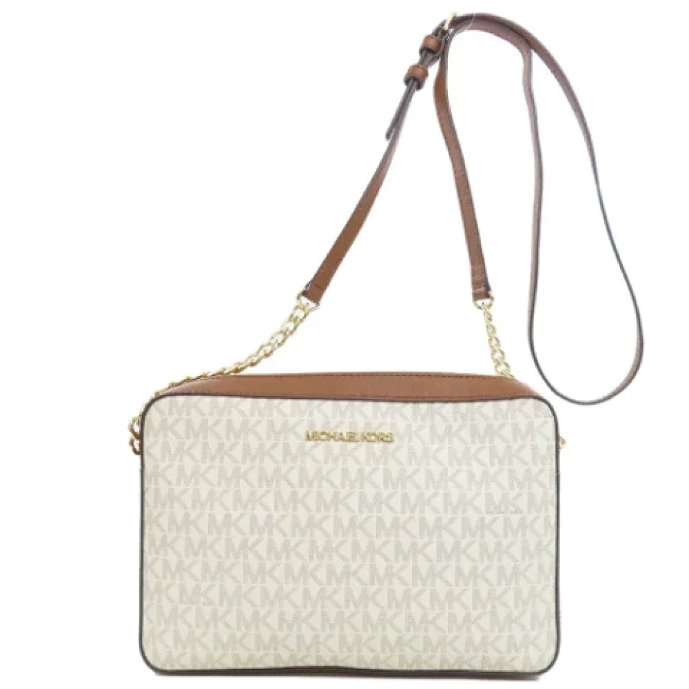Michael Kors Pre-owned Plastic shoulder-bags White Dames