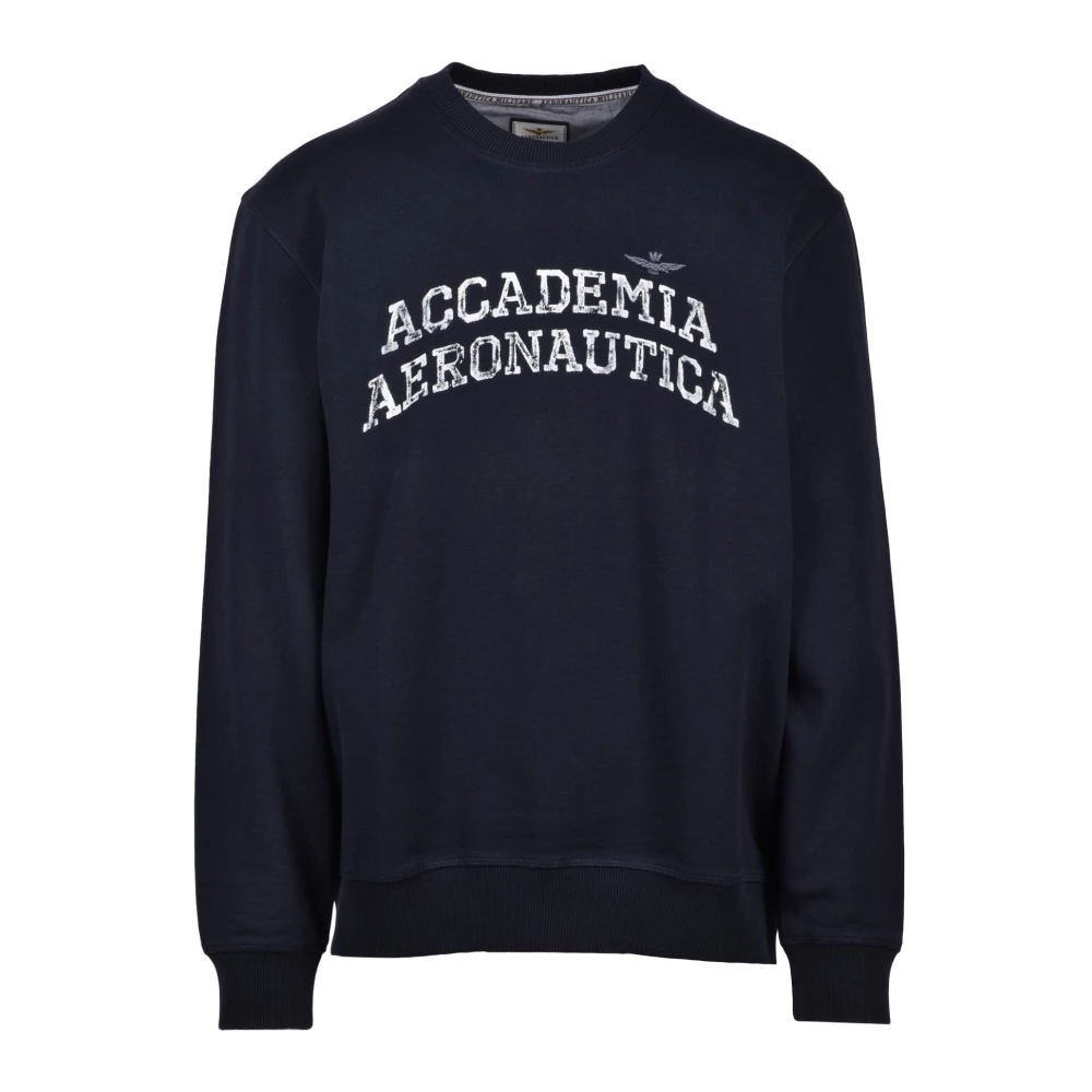 aeronautica militare Sweatshirt Blue Heren