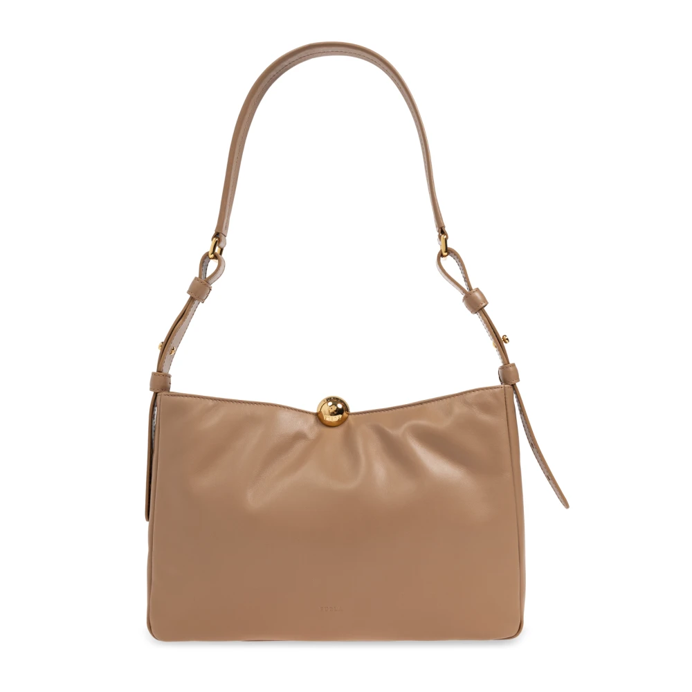 Furla Schoudertas 'Sfera Soft Medium' Beige Dames