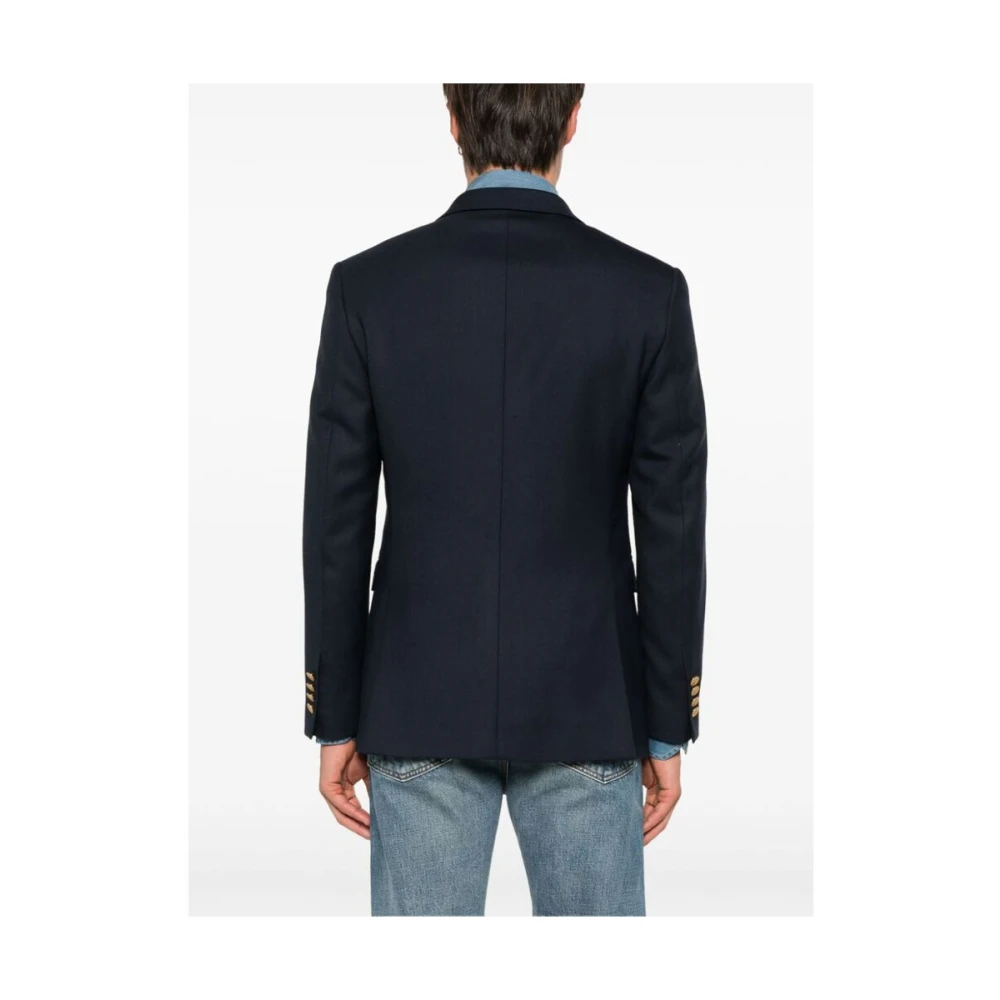 Reveres 1949 Navy Blauwe Jas met Revers Blue Heren