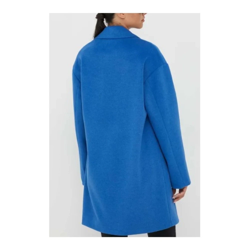 Silvian Heach Lange Jas voor Vrouwen Blue Dames