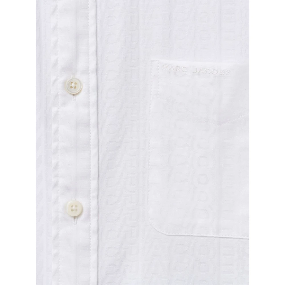Marc Jacobs Witte Monogram Jacquard Shirt White Dames