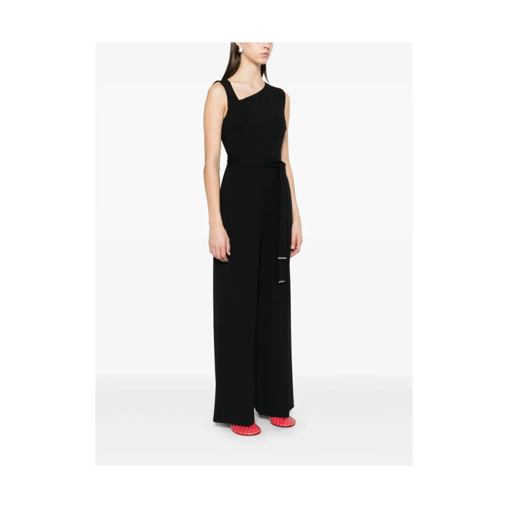 Calvin Klein Zwarte Jumpsuit met Tailleband Black Dames