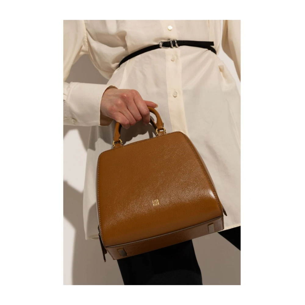 Givenchy Mini Cube Schoudertas Brown Dames