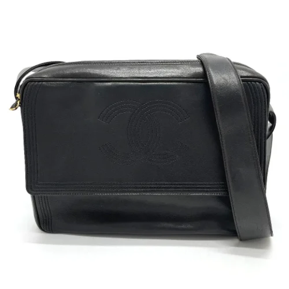 Chanel Vintage Pre-owned Leather chanel-bags Black Dames