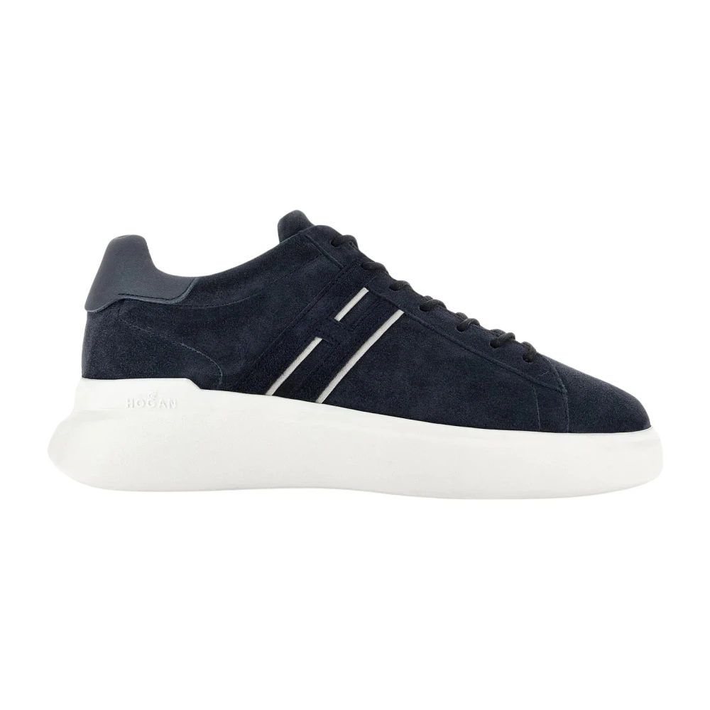 Hogan H580 Allacciato H Slash Sneakers Heren Schoenen Blauw