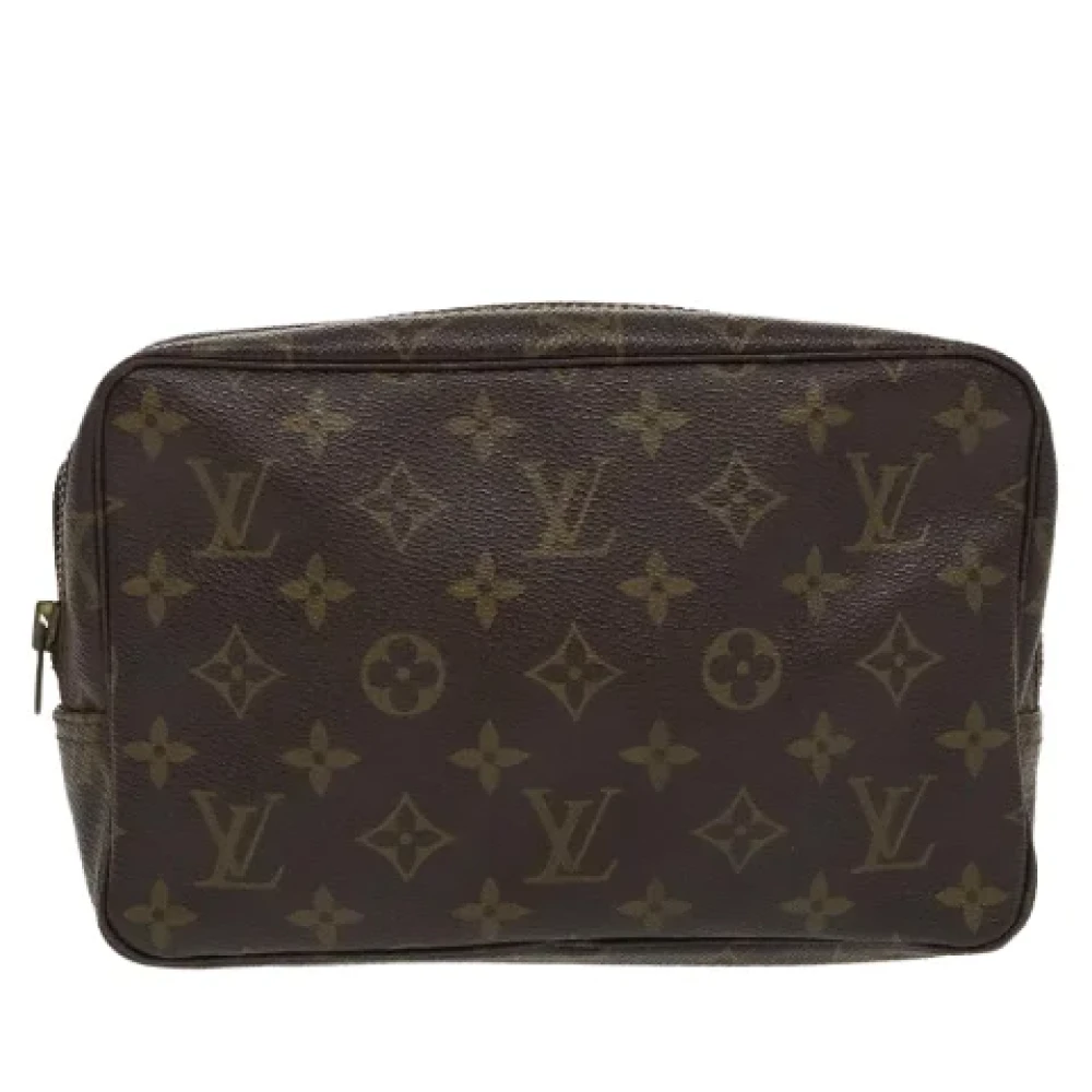 Louis Vuitton Vintage Pre-owned Canvas clutches Brown Dames