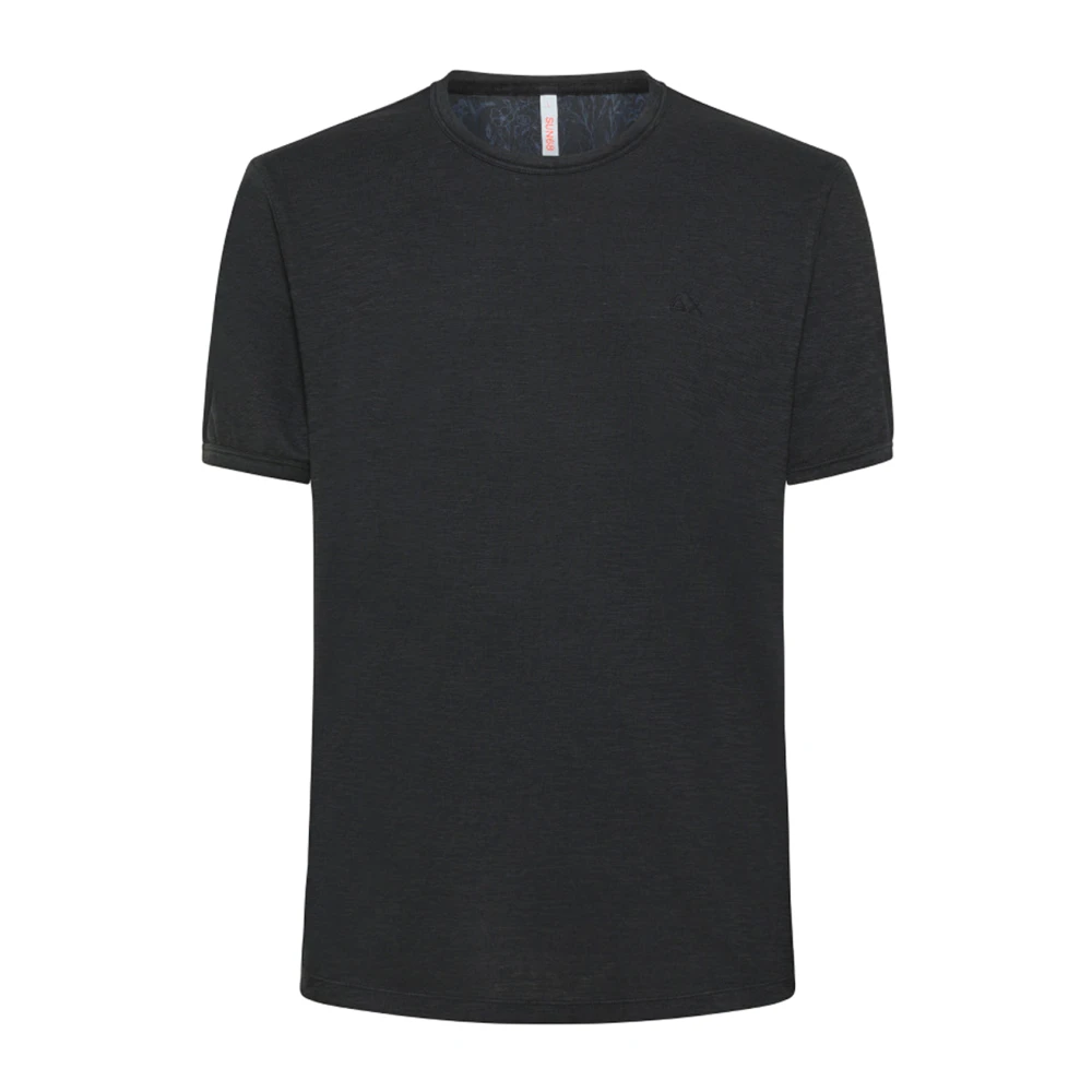 Sun68 Ronde Onderkant T-Shirt Black Heren