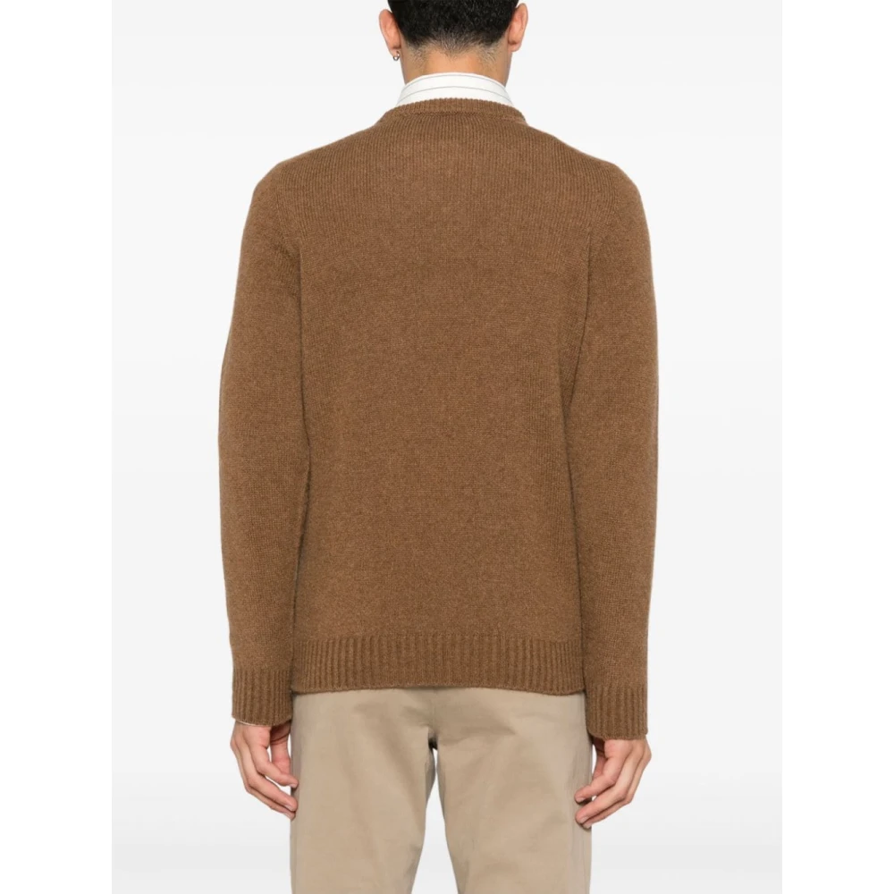 Roberto Collina Bruine Sweaters voor Mannen Brown Heren
