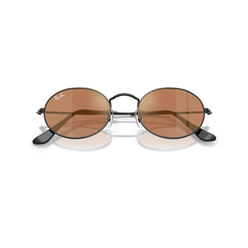 Ray-Ban Unisex Black Sunglasses, 51 Mm, Rb3547n Oval