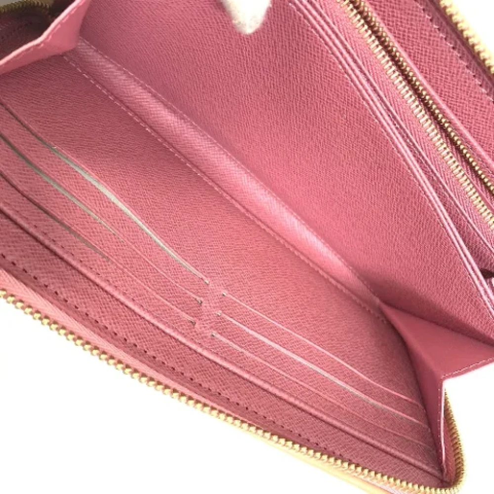 Louis Vuitton Vintage Pre-owned Denim wallets Pink Dames