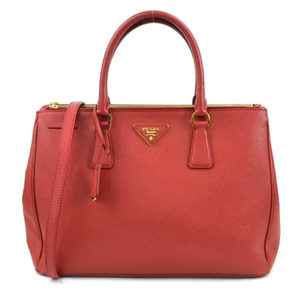 Prada Vintage Pre-owned Fabric prada-bags Red Dames