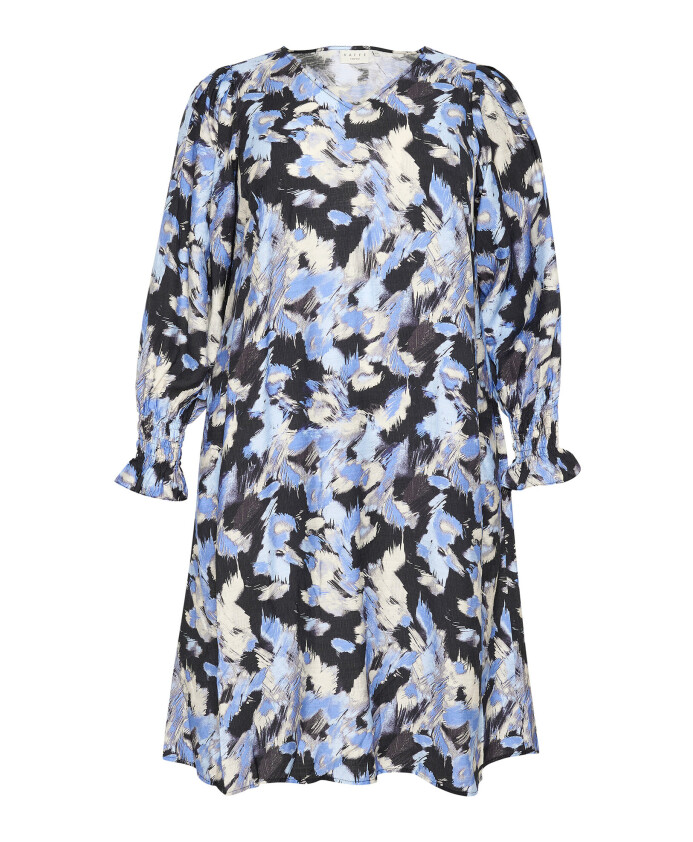 robe-a-rayures-graphiques-avec-details-a-volants