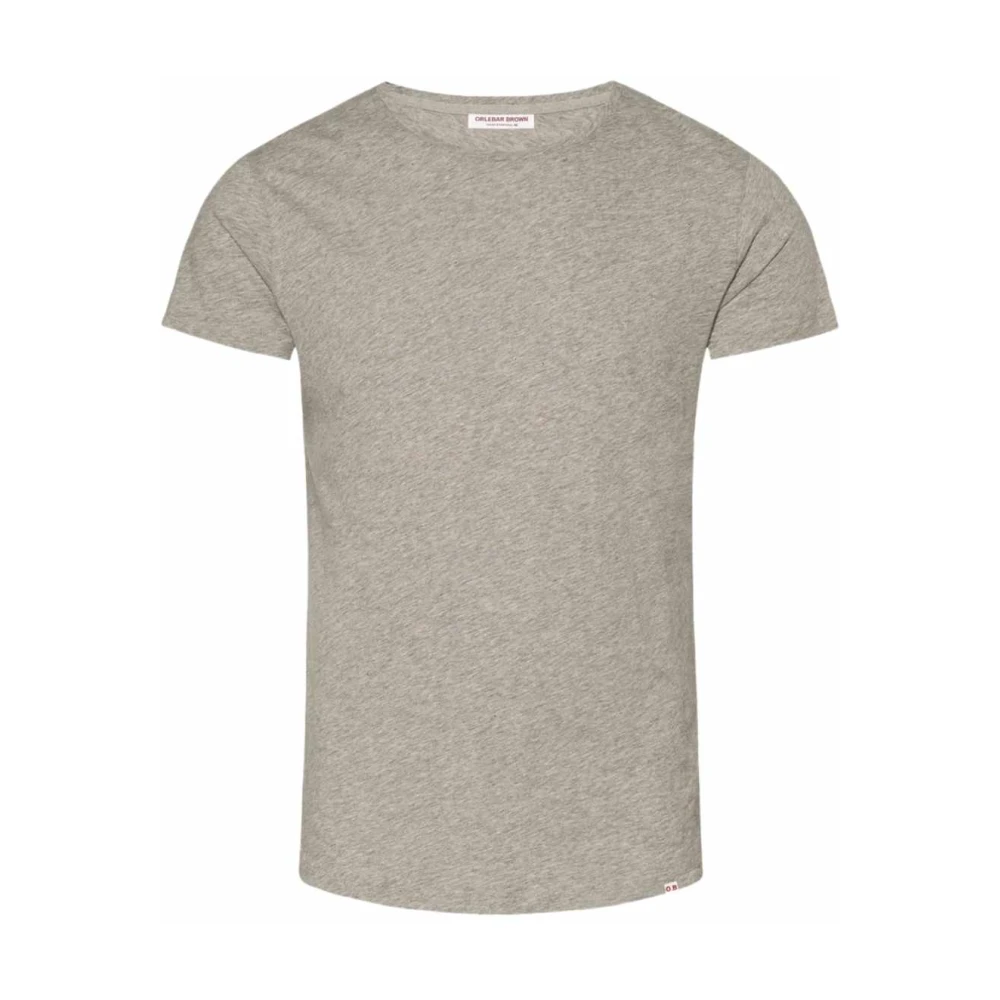 Orlebar Brown Op Maat Gemaakt Crew Neck T-Shirt Gray Heren