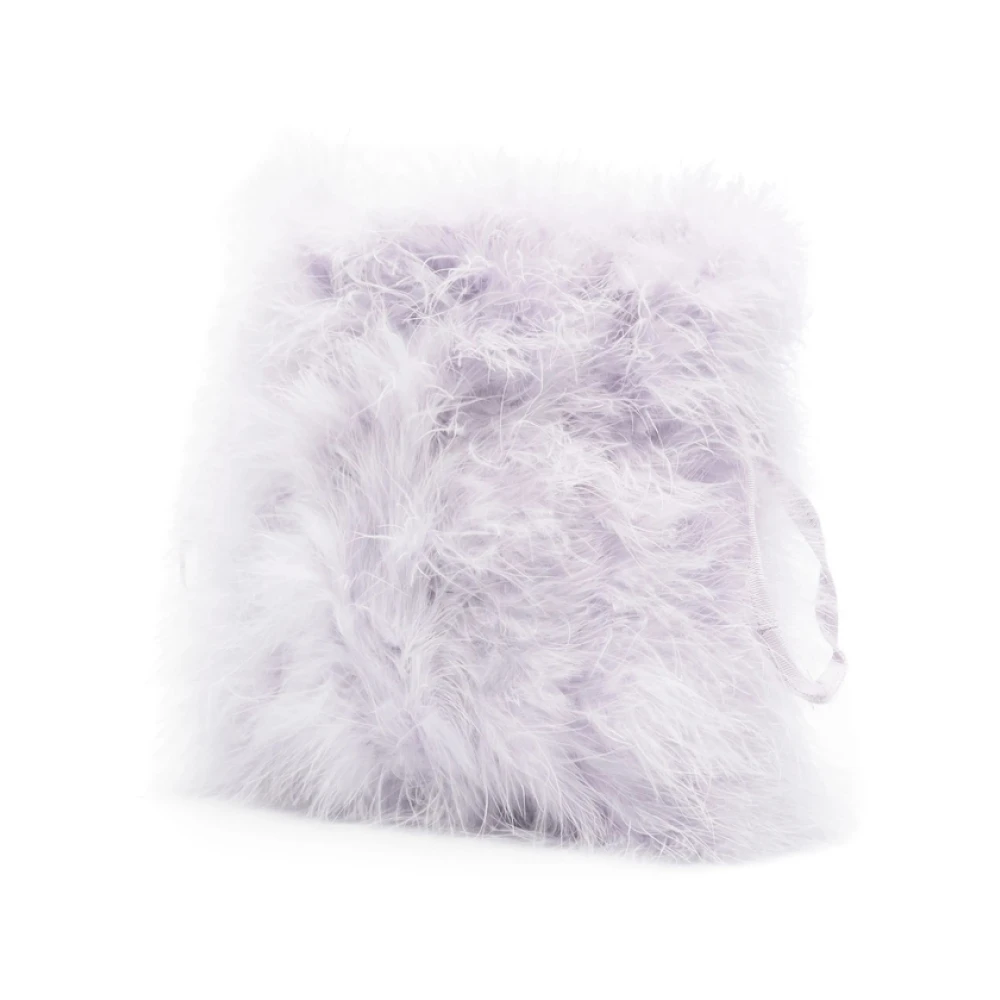 Yves Salomon Lila Paarse Trekkoordtas Purple Dames