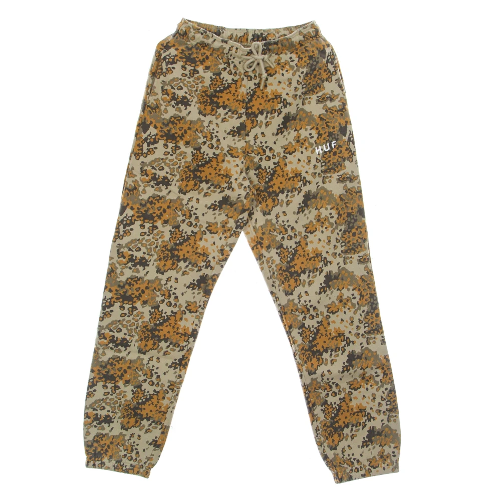 HUF Camo Fleece Sweatpants met Zakken Multicolor Heren