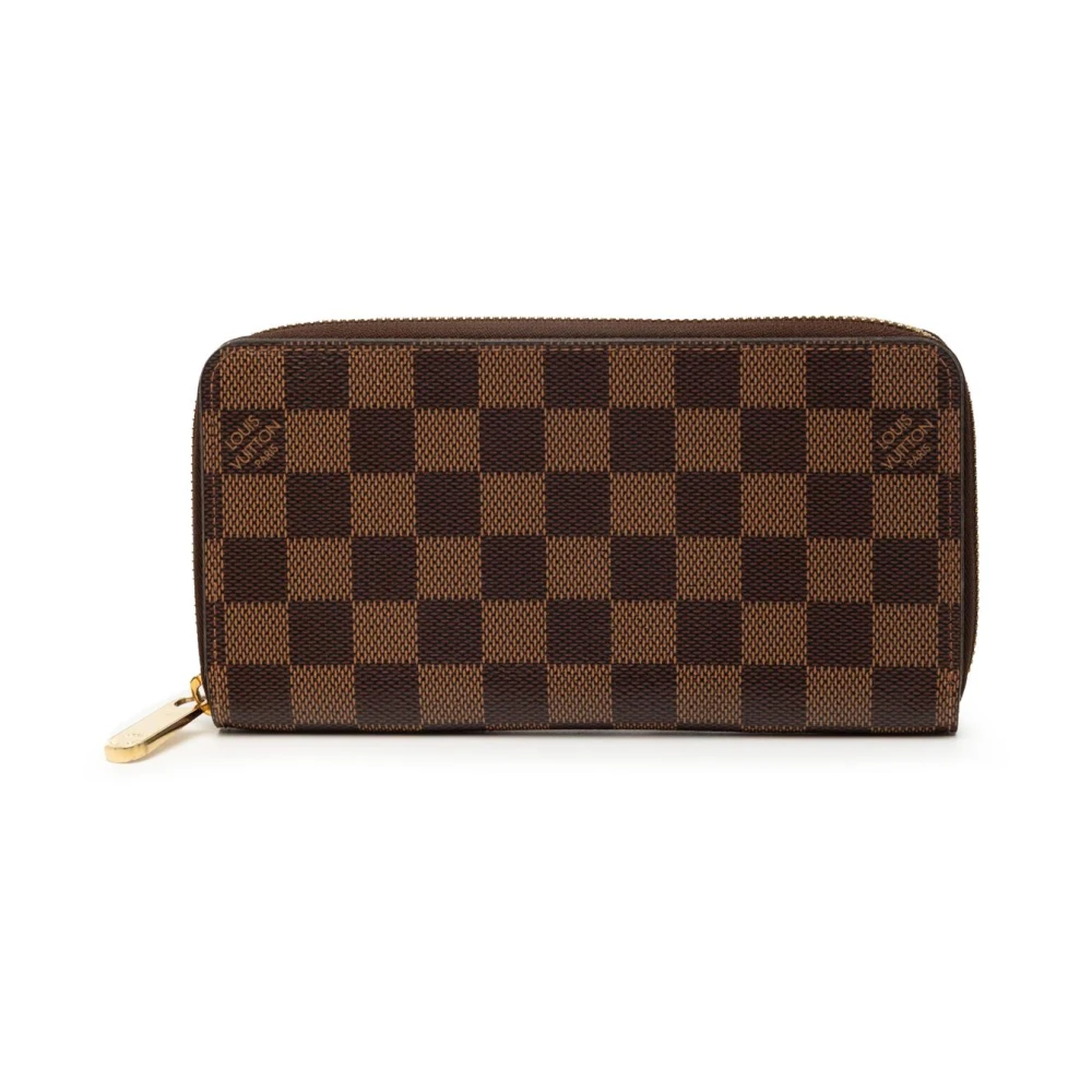 Louis Vuitton Vintage Women's Brown Pre-Owned Zip Around Wallet