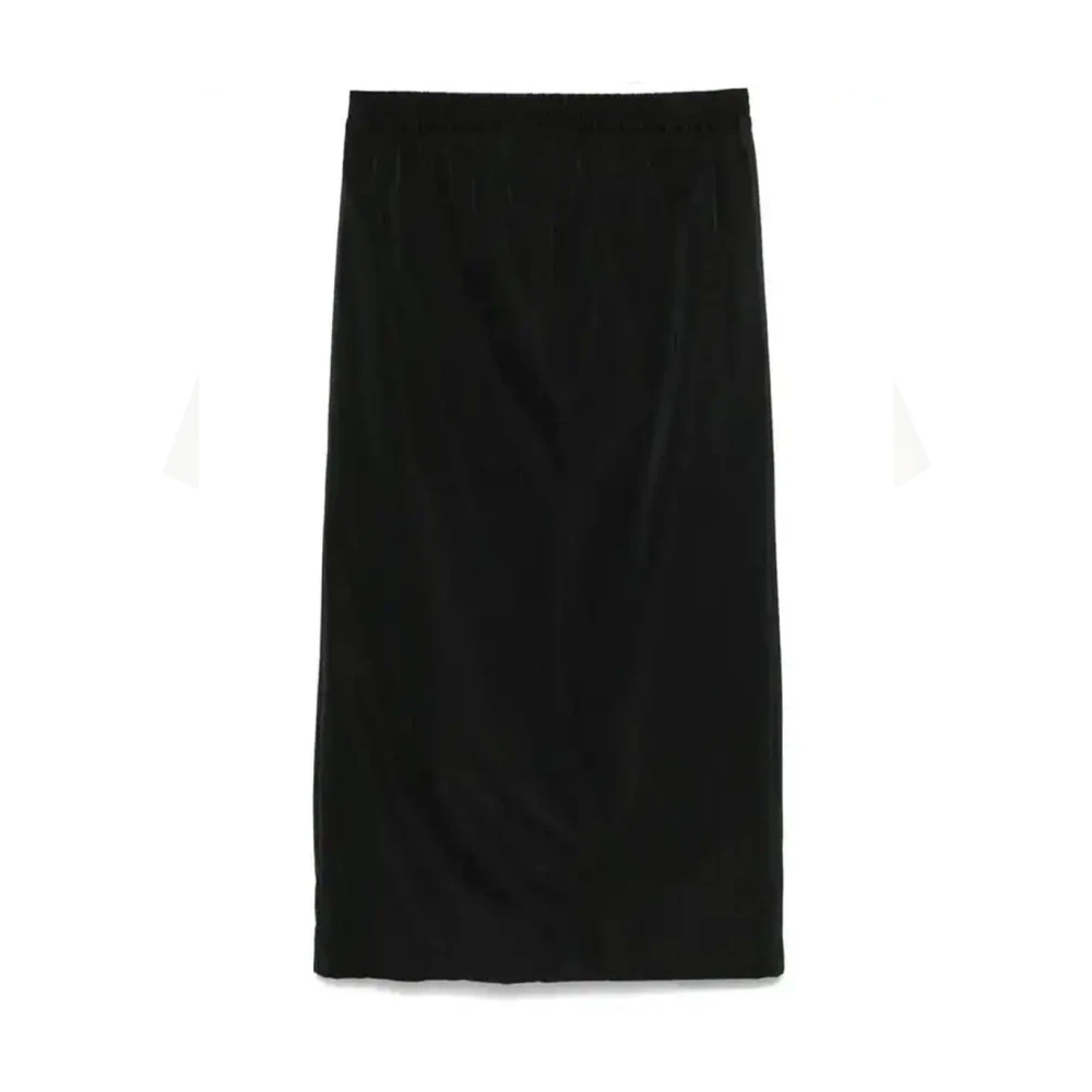 Carven Women's Black Sk142 Skirt Long - Maxi Skirts - M - Skirts
