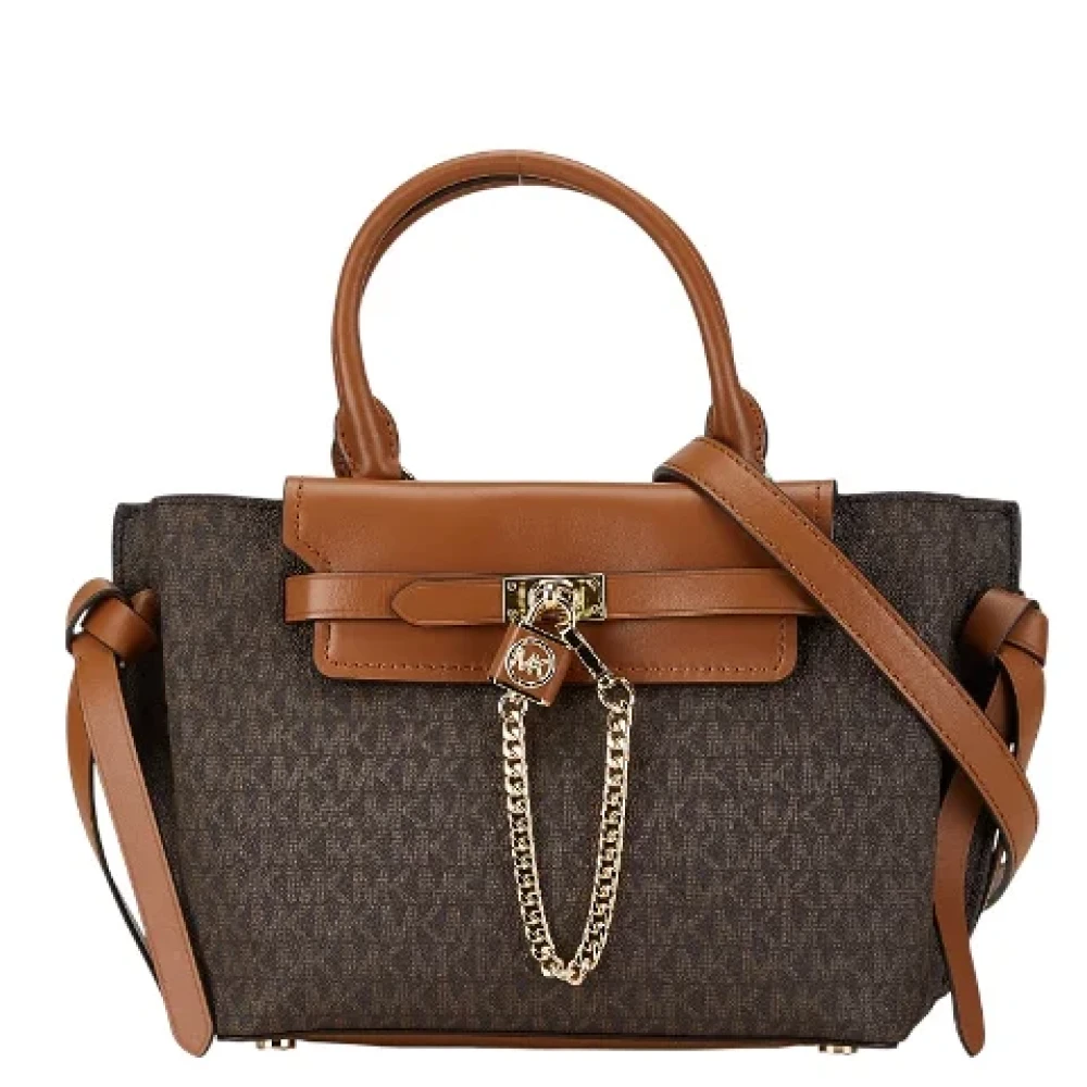 Michael Kors Pre-owned Canvas handbags Brown Dames